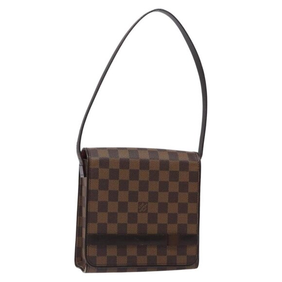 LOUIS VUITTON Damier Ebene Tribeca Mini Shoulder Bag LV Auth - Picture 1 of 16
